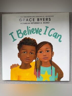 I Believe I Can Kids Picture Book – Turquoise & Yellow